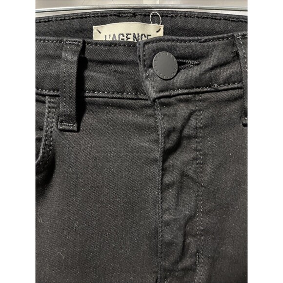 L'AGENCE Black Margot High Rise Skinny Jeans Size 27 x 26 - Picture 4 of 9